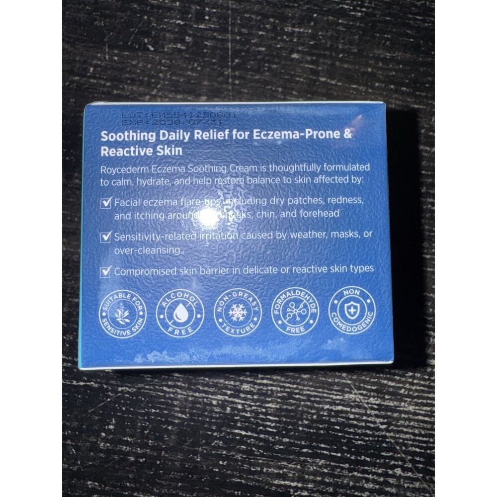 Roycederm Eczema Relief Cream 4oz Plant Powered - Picture 2 of 6